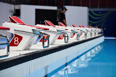 Media tour of the newly-constructed WCH Arena, one of the competition venues for the World Aquatics Championships 2025 which will be held in Singapore