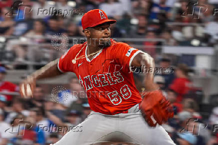 MLB: Los Angeles Angels at Atlanta Braves