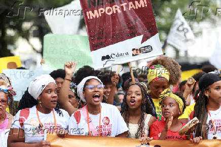 Marcha das Mulheres Negras, em Salvador
