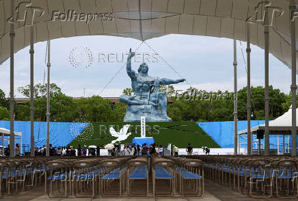 80th anniversary of World War Two atomic bombing, in Nagasaki, Japan