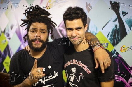 Vitin e Fábio Barroso no show do Melanina Carioca