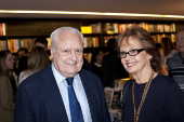 René Ariel e Rosarita no lançamento do livro 