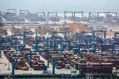 A general view of the Hai Phong International Container Terminal
