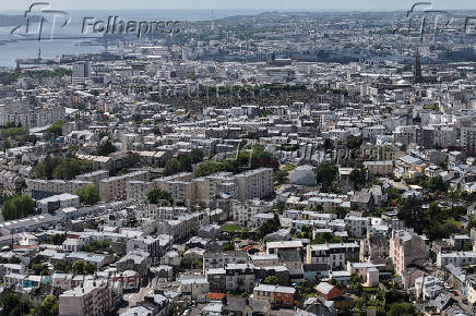 Drone view of Brest