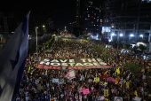 Tel Aviv protest calls for Gaza hostage deal