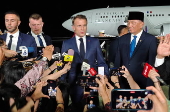 France's President Emmanuel Macron on state visit to Indonesia
