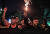 Invasão da torcida do Corinthians no Parque São Jorge
