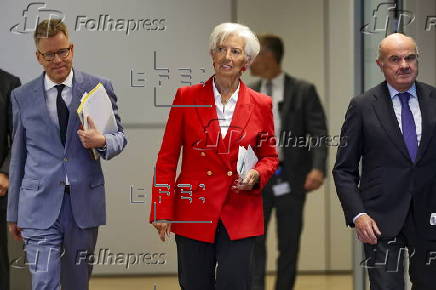 European Central Bank Governing Council holds press conference