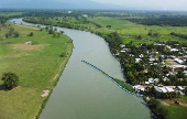 Atlantic Ocean protected from garbage by Ocean Cleanup barriers in Guatemala