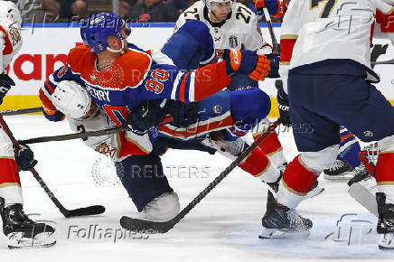 NHL: Stanley Cup Final-Florida Panthers at Edmonton Oilers