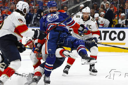 NHL: Stanley Cup Final-Florida Panthers at Edmonton Oilers