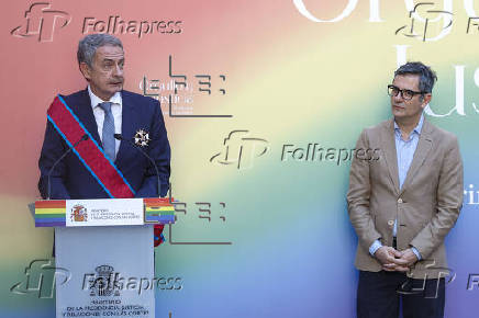 Acto 'Orgullo y Justicia' para conmemorar el Día Nacional del Orgullo LGTBI y el 20 aniversario del matrimonio igualitario