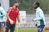 Entrenamiento del Athletic de Bilbao.