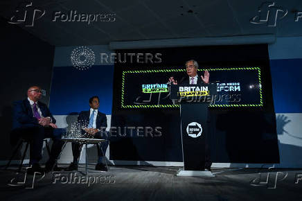 Britain's Reform UK Party press conference in London