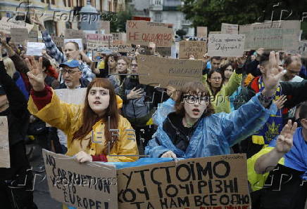 Kyiv protest calls for restoring independence of Ukrainian anti-corruption agencies