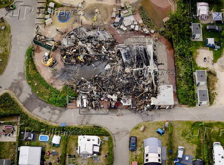 Fire breaks out at campsite restaurant in Renesse