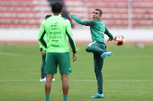 Entrenamiento de la selección boliviana de fútbol
