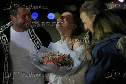 Ksenia Karelina Russian-American dual citizen, who was released from detention in Russia, arrives at Joint Base Andrews in Maryland