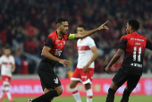 Partida do Campeonato Brasileiro Serie B entre Athletico PR e CRB