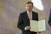 German cabinet members receive certificates of appointment at the Bellevue Palace in Berlin