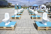 Artwork installation to promote environment and nature conservation of Balic Sea