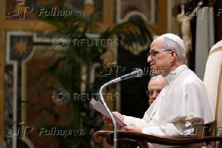 Pope Leo XIV meets to members of the Centesimus Annus Foundation