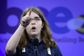 Student Spellers compete in the opening rounds of the annual Scripps National Spelling Bee in Maryland