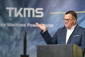 Thyssenkrupp Marine Systems holds a brand launch and press conference in Kiel
