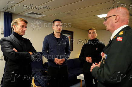 French President Macron and Danish Prime Minister Frederiksen visit Greenland