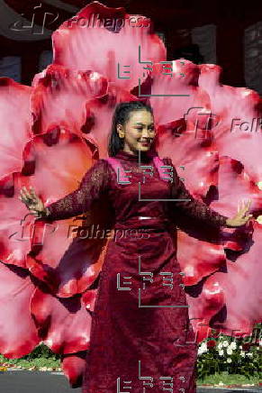 Bali Art Festival opening parade in Denpasar