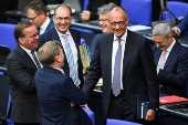 Session at the German lower house of parliament Bundestag, in Berlin