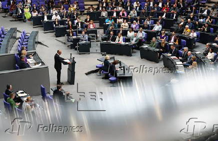German Chancellor Merz delivers government statement