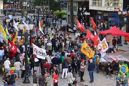 Ato contra a PL da Devastação - Curitiba-PR