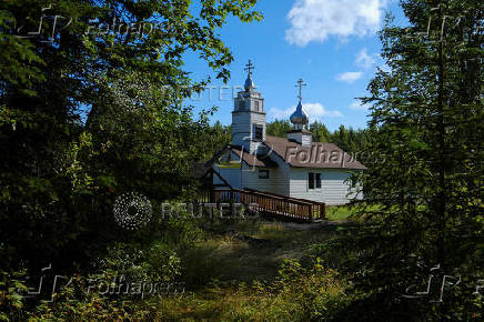Russian Orthodox church is seen in Anchorage