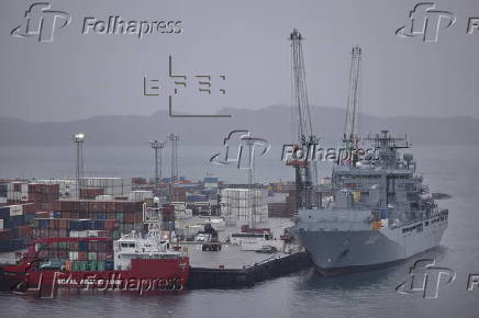 The German Navy ship FGS Berlin visits Greenland