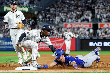 MLB: Playoffs-Toronto Blue Jays at New York Yankees