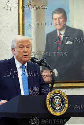 Swearing-in ceremony for the Chairman of the Securities and Exchange Commission (SEC) Paul Atkins at the White House in Washington