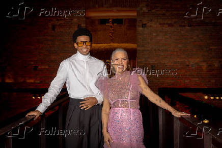 A atriz Astrid Fontenelle e o filho, Gabriel Fontenelle