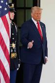 U.S. President Donald Trump meets Canadian Prime Minister Mark Carney in Washington