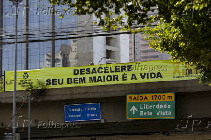 Campanha Maio Amarelo em São Paulo