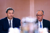 First cabinet meeting at the Chancellery, in Berlin
