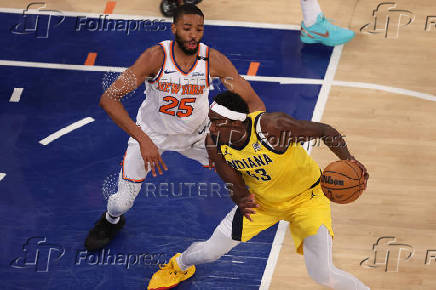 NBA: Playoffs-Indiana Pacers at New York Knicks