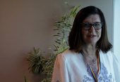 Brazilian state-run oil firm Petrobras CEO Magda Chambriard attends an interview with Reuters in Rio de Janeiro