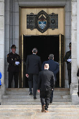 Funeral of slain Minnesota lawmaker Melissa Hortman and her husband Mark, in Minneapolis