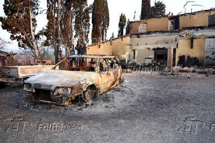 Big wildfire rages in southern France
