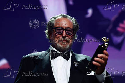 82nd Venice Film Festival - Julian Shnabel receives the Cartier Glory to the Filmmaker Award