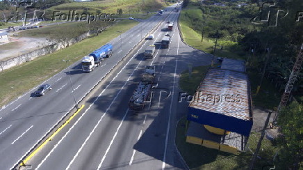 Posto desativado da Polícia Rodoviária Federal na rodovia Presidente Dutra