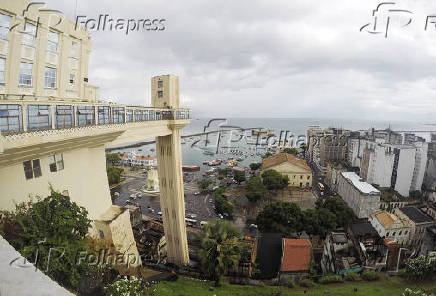 Vista do Elevador Lacerda, no centro de Salvador (BA)