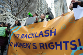 No Backlash to Women's Rights rally in New York