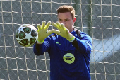 Entrenamiento del FC Barcelona